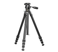 Vanguard Veo 5 264AO28 - Treppiede da viaggio in alluminio, testa per treppiede da osservazione