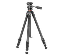 Vanguard Veo 5 264CO28 - Treppiede da viaggio in carbonio, testa a sfera per l'osservazione