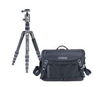Vanguard VEO2GO235AB - Treppiede da viaggio in alluminio con borsa a tracolla VEO GO34M BK