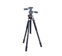 Vanguard VEO3+ 263CP - Treppiede macrostatico e monopiede in carbonio, compatibile con supporto multi-mouse, incluso adattatore Pen Head, adattatore Multi Mount e custodia per treppiedi,