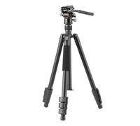 Vanguard Vesta GO 234AV10 - Treppiede da viaggio in alluminio, testa video