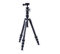 Vanguard Vesta TB204ABS - Treppiede da viaggio ultra compatto in alluminio, con testa a sfera e chiusure a torsione