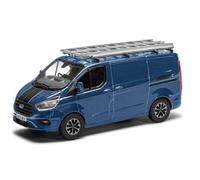 VANGUARDS 1/43 FURGONE FORD TRANSIT CUSTOM SPORT BLUESCALA MODELLINO STATICO