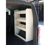 VANIFY - Scaffali per Furgone Volkswagen Transporter Kombi T5 2003+ Estantería trasera para El lado del pasajero