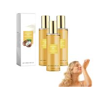 Vaniglia Cocco Corpo Spray per le Donne e gli Uomini - Lunga Durata Fragranza Nebbia con Naturale Vaniglia Profumo Olio, Idratante e Rinfrescante con Delicato Aroma Affascinante (3 bottiglie)