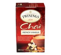 Twinings, Tè Nero Aromatizzato alla Vaniglia, Sapore Delicato e Avvolgente, Infusi e Tisane, Confezione da 25 Filtri
