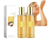 Vanilla Coconut Body Spray and Hair Mist, Nourishing Hydrating Shine Spray, Long Lasting Warm Sweet Scent, 100 ml Portable Refreshing Mist, Light Travel Size Scent for Daily Use (2 pezzi)