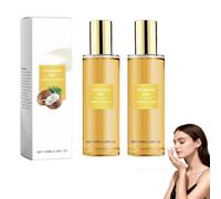 Vanilla Coconut Fragrance Mist, Tropical Scent Body Spray a lunga durata con cocco e vaniglia ed estratti di legno di sandalo, formulato a base vegetale, squisito spray per donne e uomini (2 pezzi)