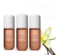 Vanilla Coconut Perfume,Coconut Vanilla Perfume,Body & Hair Fragrance Mist,50 ml Vanilla Perfume for Women,Vanilla Coconut Hair and Body Perfume Spray (3 pcs)