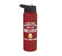 Vanilla Cupcake Apparel - Miglior divertente Cupcakes Lover Design Stainless Steel Insulated Water Bottle