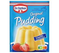Vanilla Geschmack - Original Pudding - 3 bustine - Budino in polvere al gusto di vaniglia - Original Delicious Preparato per dessert cremosi e gourmet - Compatibile con Dr.Oetker - 111g