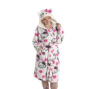 Vanilla Underground Accappatoio con cappuccio Hello Kitty di Vanilla Underground xlarge Bianco