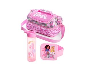 Vanilla Underground Borsa per il pranzo con bottiglia e contenitore per snack Barbie di Vanilla Underground Girls one rosa