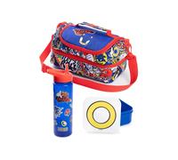 Vanilla Underground Borsa per il pranzo con bottiglia e snack pot di Sonic the Hedgehog di Vanilla Underground Ragazzi one blu