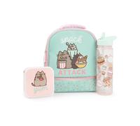 Vanilla Underground Borsa per il pranzo multicolore Pusheen di Vanilla Underground Girls, set di porta pranzo e bottiglia one verde