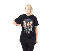 Vanilla Underground Charmed Smoke - Maglietta a maniche corte unisex nera con grafica | T-shirt con design mistico per uomini e donne | Abbigliamento ispirato alla stregoneria | Top con simbolo