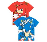 Vanilla Underground Confezione da T Shirts Vanilla Underground Rosso Sonic 100% cotone 2 122128cm rosso