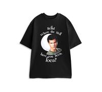 Vanilla Underground Maglietta a maniche corte Twilight | T-shirt grafica opzioni | Abbigliamento classico Twilight Saga | Top casual, Dove Sei Stato Loca?, L