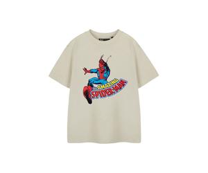 Vanilla Underground Maglietta Vanilla Underground per ragazzi Marvel Spiderman con licenza 100% cotone 134140cm crema