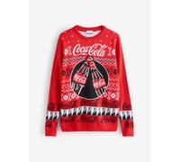 Vanilla Underground Maglione natalizio con logo Coca Cola di Vanilla Underground large rosso