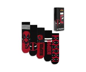 Vanilla Underground Set di calzini da polpaccio Vanilla Underground Marvel Deadpool 5 Nero