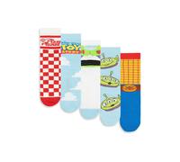 Vanilla Underground Set di calzini unisex Vanilla Underground Disney Toy Story multicolore con personaggi multipli, lunghezza polpaccio 5 blu