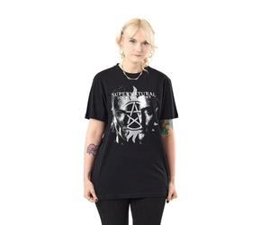 Vanilla Underground Supernatural Maglietta grafica nera da uomo | Sam e Dean Winchester TV show girocollo Top classico | Join The Hunt camicia a maniche corte tinta unita | Abbigliamento casual per