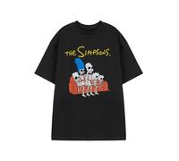 Vanilla Underground The Simpsons - Maglietta da uomo grigia con grafica | T-shirt a maniche corte in cotone casual top | abbigliamento per spettacoli televisivi cultura pop, XL