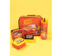 Vanilla Underground Vanilla Underground Disney Cars Lightning McQueen Borsa per il pranzo Bottiglia e contenitore per snack 3 one rosso