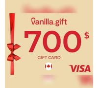 Vanilla Visa Gift Card 700 CAD Key - CANADA