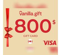 Vanilla Visa Gift Card 800 CAD Key - CANADA