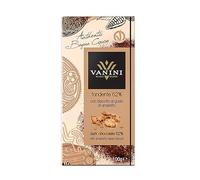 Vanini Authentic Bagua Cocoa Tavoletta Fondente 62% con Biscotto al Gusto di Amaretto (Gluten Free - Vegan) 100g