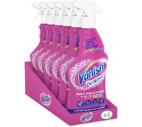 Vanish Oxi Action Multi Smacchiatore Spray Pre-Trattante Senza Candeggina, 6 Pz