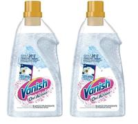 Vanish Oxi Action Multipower Gel Bianco Splendente, Smacchiatore per Capi Bianchi, 1 Confezione da 2.5 l di Smacchiatore per Bucato, Additivo Lavatrice Multiazione senza Candeggina