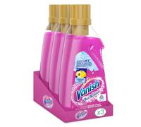Vanish Oxi Action Multipower Gel Rosa, Additivo Lavatrice Multiazione senza Candeggina, Smacchiatore per Capi Colorati, 3 Confezione da 750 ml di Smacchiatore per Bucato