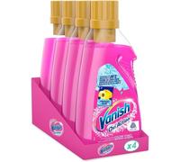 Vanish Oxi Action Multipower Gel Rosa, Smacchiatore per Capi Colorati, 4 Pz