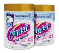 Vanish Oxi Action Multipower Polvere Bianco Splendente, Smacchiatore per Capi Bianchi, 2 Confezione da 500g per Bucato, Additivo Lavatrice Multiazione senza Candeggina