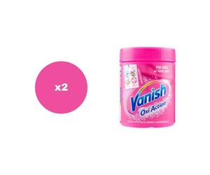 VANISH OXY ACTION MULTIPOWER Polvere ROSA Smacchiatore - 800g x 2Confezioni