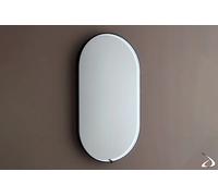 Vanità&casa - AVIOR OVAL specchio ovale con tecnologia ghost frame : Colori specchi Vanità - Ottone spazzolato