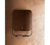 Vanità&casa - POLLUX GHOST specchio con luce e tecnologia GHOST + mensola : Dimensioni specchio - 800x400
