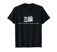 Vanitas Vanitatum Skull - Citazione Latina Memento Mori Maglietta
