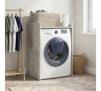 Vanitopaz Mobile per lavatrice in cemento, 67,5 x 62 x 97 cm, con cassetto, porta e scomparto per bagno, biancheria, ordine e conservazione