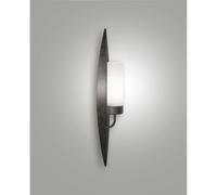 Vanity Applique Ruggine Scuro L.50 Cm.