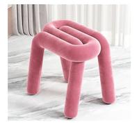 Vanity Chair poggiapiedi - Sgabello da trucco regolabile con struttura in acciaio ispessito, ideale per la decorazione della casa
