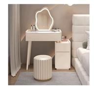 Vanity Desk con tre colori HD touch screen bianco Toeletta Set con piano di lavoro in ardesia Tavolo trucco alla moda per le donne