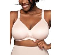Vanity Fair Full Figure Wireless Bra, Extended Side & Back Smoothing, Lightly Lined Cups Up to DDD Reggiseno, Quarzo Puro, 5E Donna