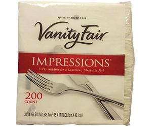 Vanity Fair Tovaglioli a 3 veli, 200 pezzi