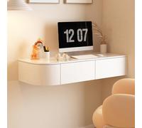 Vanity - Scrivania da parete per trucco, 80 cm, 120 cm, salvaspazio, sospesa, per camera da letto, stile moderno, per spogliatoio, bagno, soggiorno (destra, 120 cm)