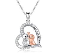 VANJAMI Collana con urna a forma di albero della vita, in argento Sterling S925, con pietra di luna, per ceneri, ricordo, gioiello per donne, ragazze e mamme