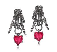 VANJAMI - Orecchini pendenti in argento Sterling 925 a forma di animale, da donna, a forma di polipo, cardinale, ciliegia, teschio, Claddagh, celtico, gioielli alla moda, regalo di compleanno per
